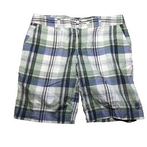 Wurl Shorts Women Size 5 Junior Plaid Golf Multicolor 100% cotton